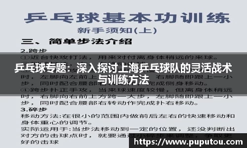 乒乓球专题：深入探讨上海乒乓球队的灵活战术与训练方法